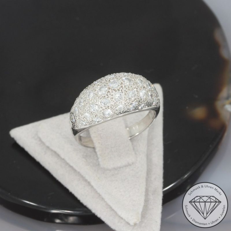 Wert 5800 € Brillant Ring (ca. 1,08 carat) in 585er 14 K Weißgold - 101930