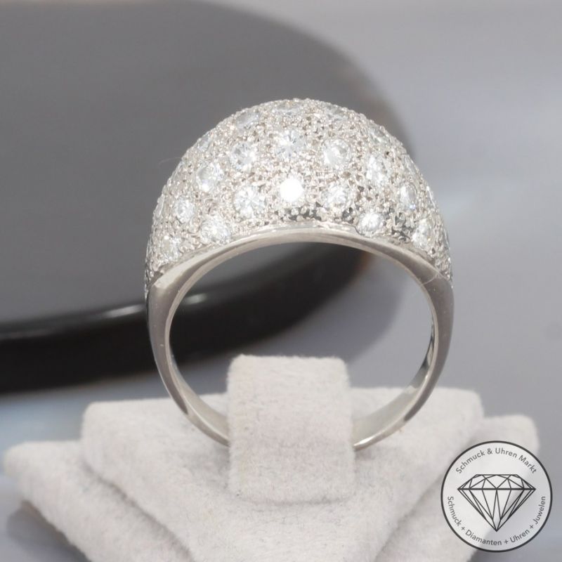 Wert 5800 € Brillant Ring (ca. 1,08 carat) in 585er 14 K Weißgold - 101930