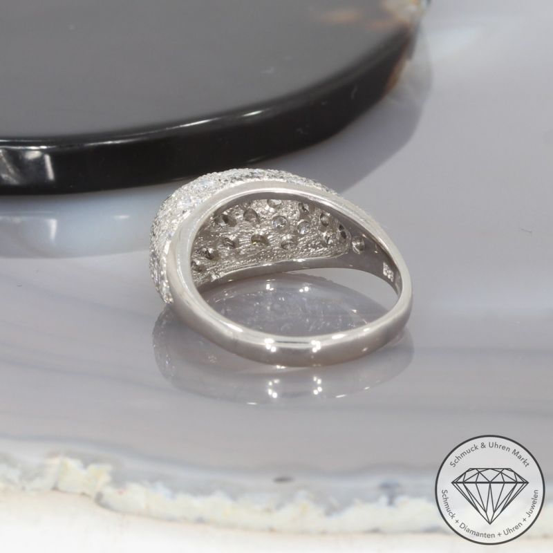 Wert 5800 € Brillant Ring (ca. 1,08 carat) in 585er 14 K Weißgold - 101930