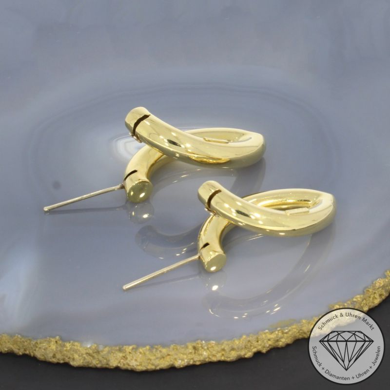 Wert 2600 € Pesavento Creolen in 750er 18 K Gelbgold - 102038
