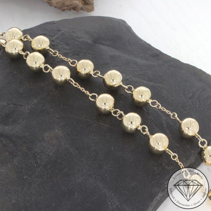 Wert 9550 € Rosenkranz Kette in 585er 14 K Gelbgold - 102268