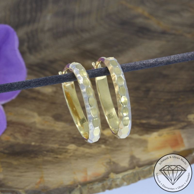 Wert 650 € Creolen in 585er 14 K Gelbgold - 102382