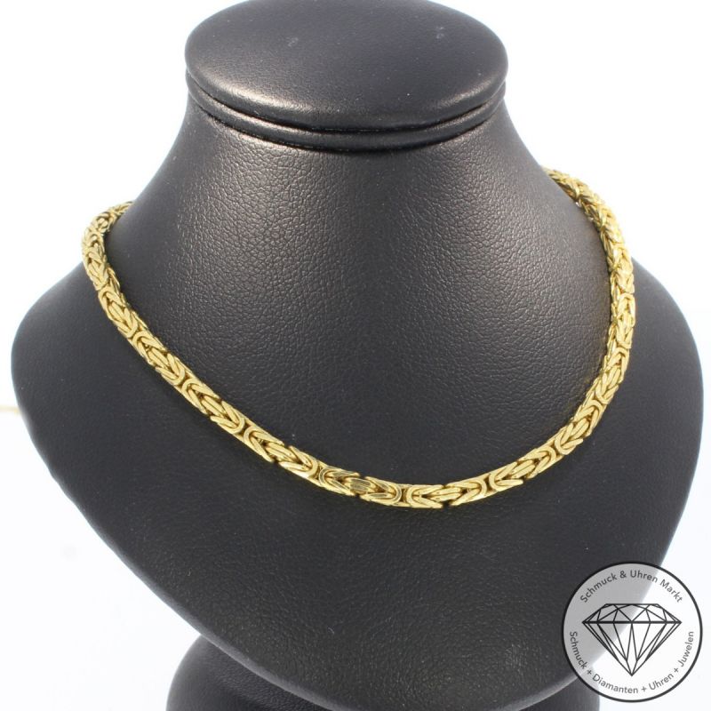 Wert 4900 € Königs Kette (26,50 Gramm) in 585er 14 K Gelbgold - 102548