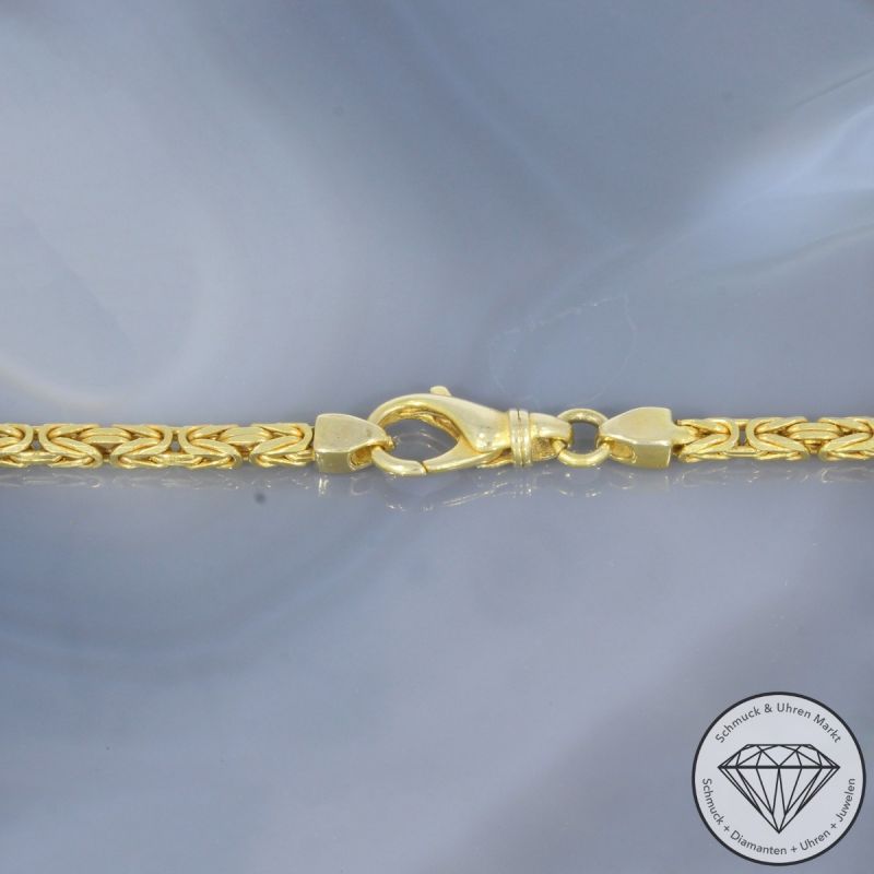 Wert 4900 € Königs Kette (26,50 Gramm) in 585er 14 K Gelbgold - 102548