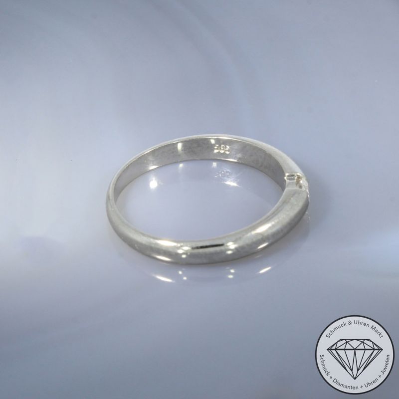 Wert 890 € CHRIST Solitär Brillant Ring (ca. 0,10 carat) in 585er 14 K Weißgold - 102556