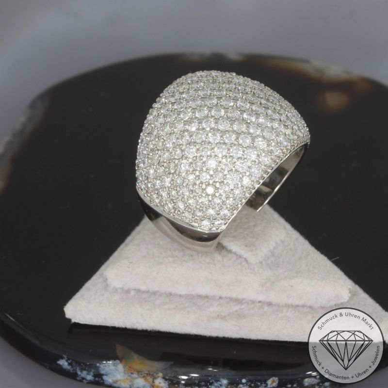 CHRIST Brillant Ring (ca. 4,20 carat) in 585er 14 K Weißgold - 102620