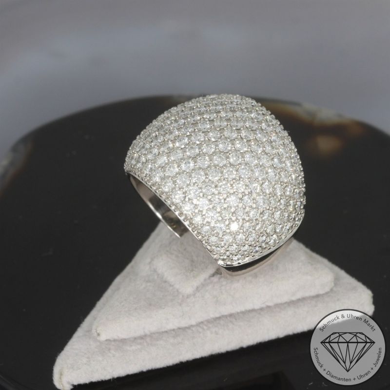 CHRIST Brillant Ring (ca. 4,20 carat) in 585er 14 K Weißgold - 102620
