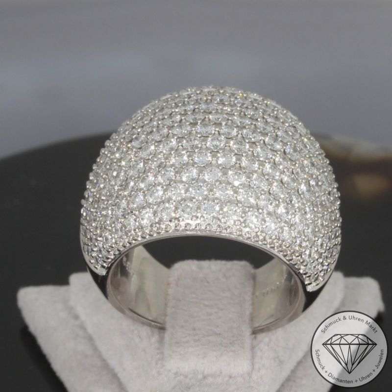 CHRIST Brillant Ring (ca. 4,20 carat) in 585er 14 K Weißgold - 102620