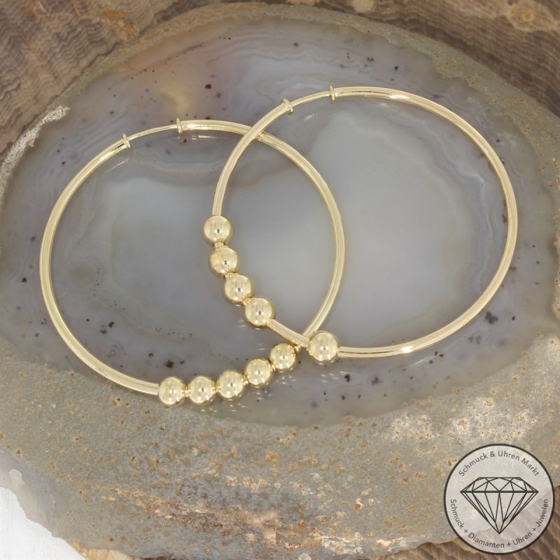 Wert 1550 € Jette Joop Creolen in 750er 18 K Gelbgold - 102865