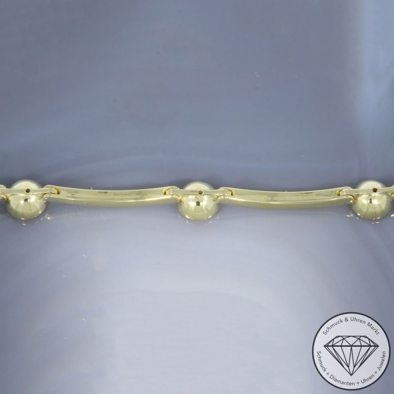 Wert 3290 € Farbedelstein Armband in 585er 14 K Gelbgold - 102915