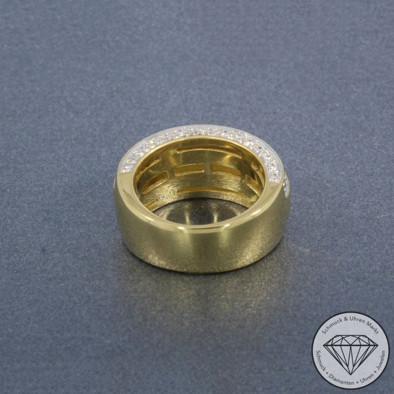 Wert 7500 € FABIANI Brillant Rubin Ring in 750er 18 K Gelbgold - 103027