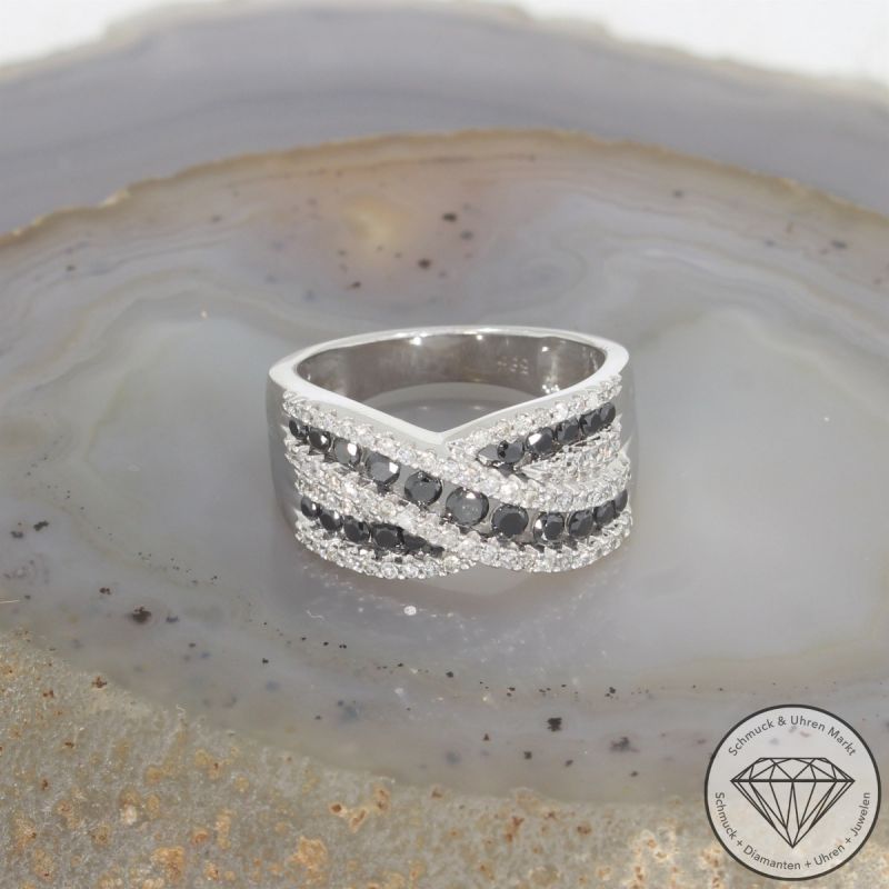 Wert 2300 € Diamant Ring in 585er 14 K Weißgold - 103038