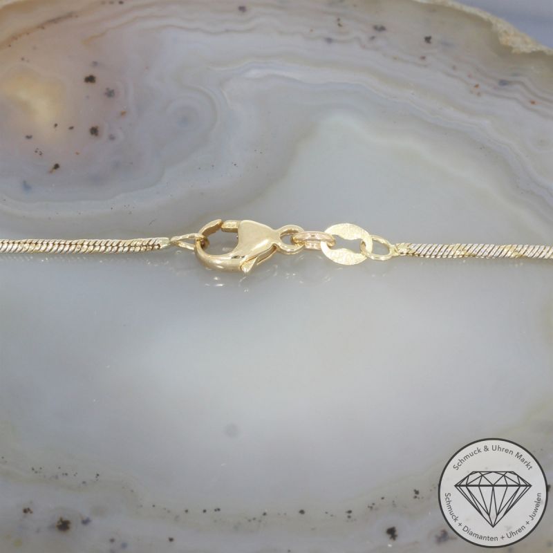 Wert 2590 € Bicolor Brillant Aquamarin Anhänger & Kette in 585er 14 K Gold - 103073