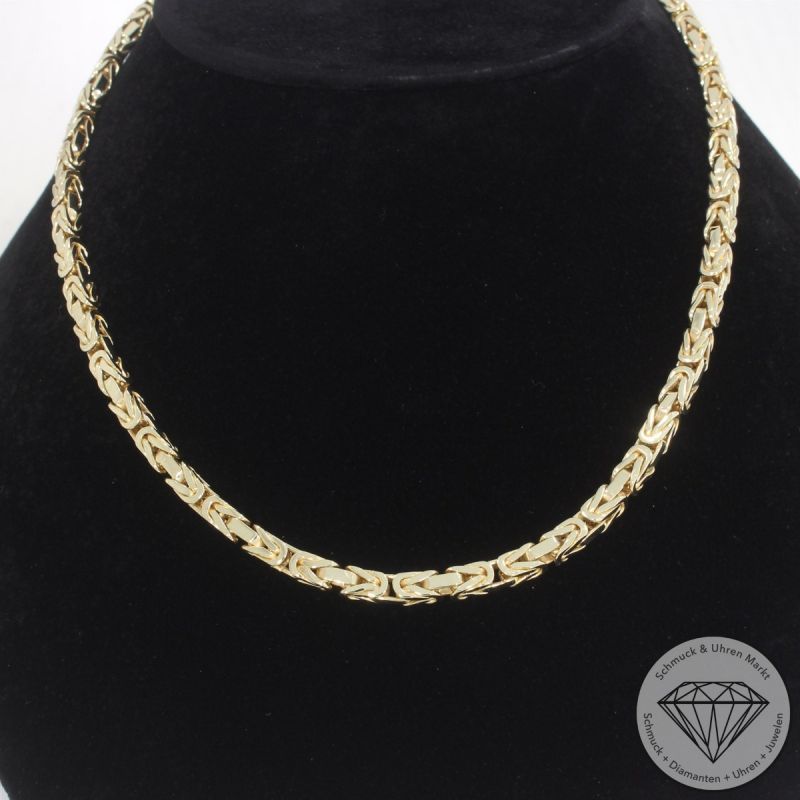 Wert 14550 € Königs Kette (65,7 Gramm) in 585er 14 K Gelbgold - 103108