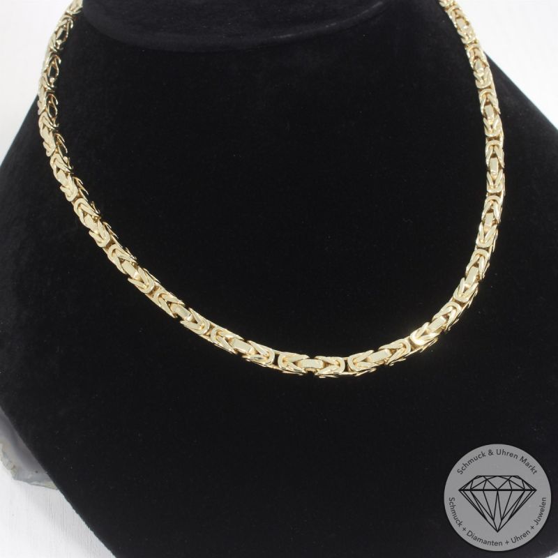 Wert 14550 € Königs Kette (65,7 Gramm) in 585er 14 K Gelbgold - 103108