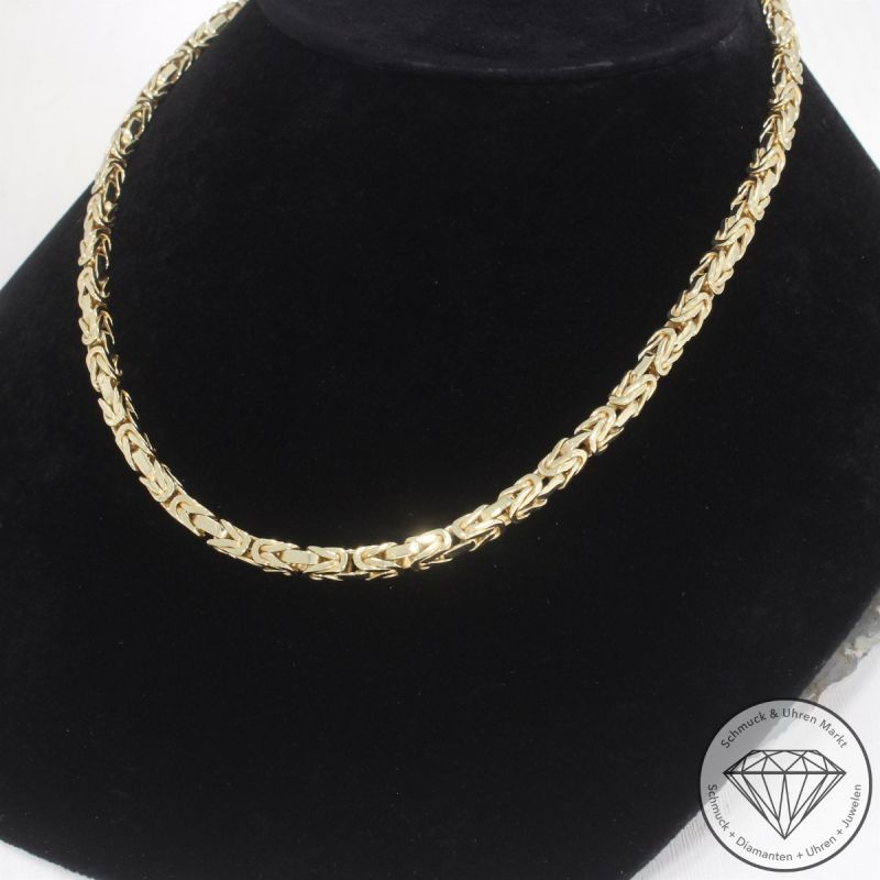 Wert 14550 € Königs Kette (65,7 Gramm) in 585er 14 K Gelbgold - 103108