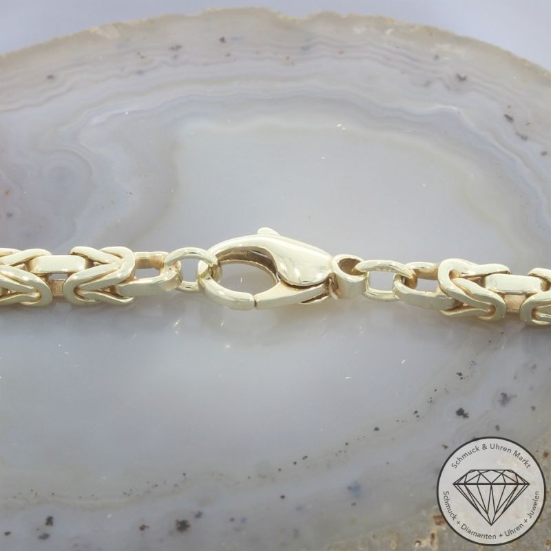 Wert 14550 € Königs Kette (65,7 Gramm) in 585er 14 K Gelbgold - 103108