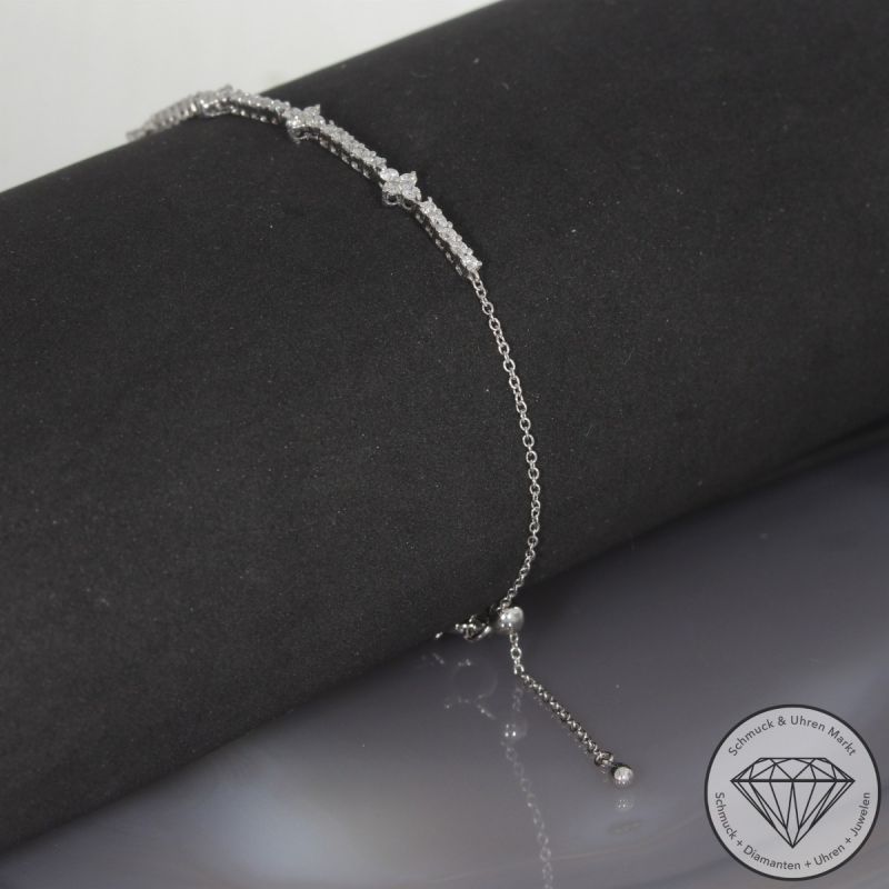 Wert 1990 € Brillant Armband (0,50 carat) in 750er 18 K Weißgold - 103244