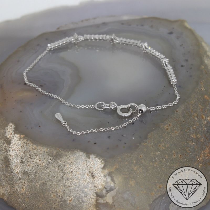 Wert 1990 € Brillant Armband (0,50 carat) in 750er 18 K Weißgold - 103244