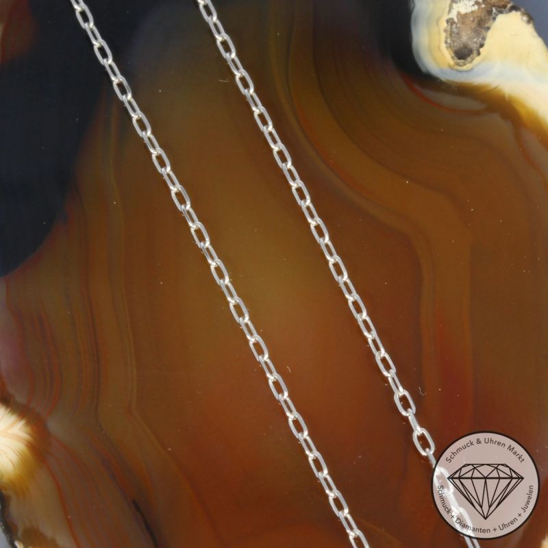 Wert 1790 € Brillant Anhänger & Kette (0,38 carat) in 585er 14 K Weißgold - 103307