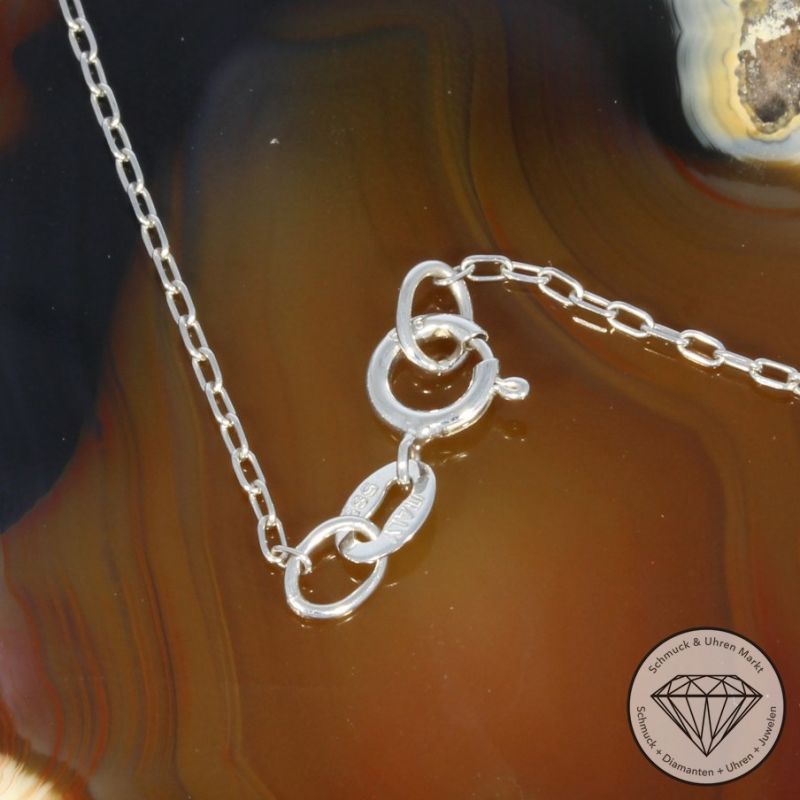 Wert 1790 € Brillant Anhänger & Kette (0,38 carat) in 585er 14 K Weißgold - 103307