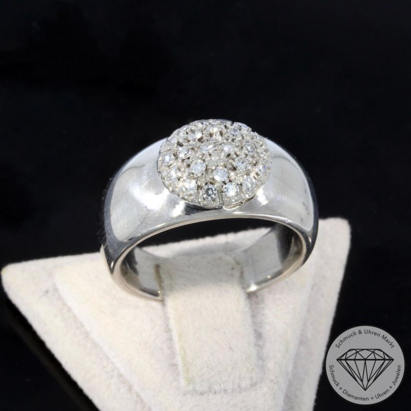 Wert 4590 € Diamant Ring (ca. 0,62 carat) in 585er 14 K Weißgold - 103340
