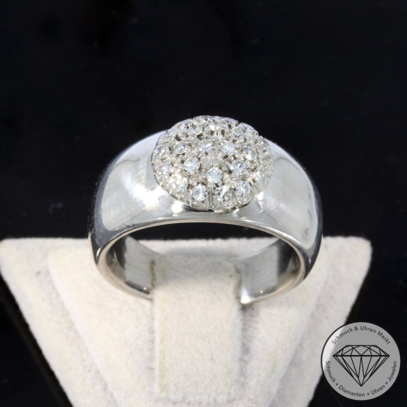 Wert 4590 € Diamant Ring (ca. 0,62 carat) in 585er 14 K Weißgold - 103340