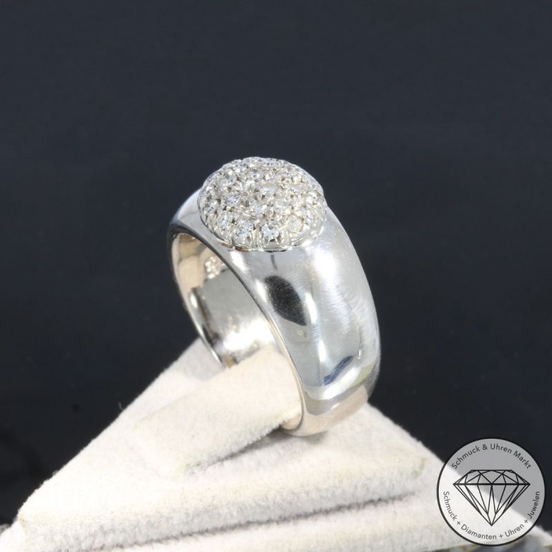 Wert 4590 € Diamant Ring (ca. 0,62 carat) in 585er 14 K Weißgold - 103340