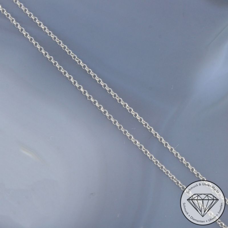 Wert 6450 € Brillant Topas Perlmutt Anhänger mit Kette in 750er 18 K Weißgold - 103624