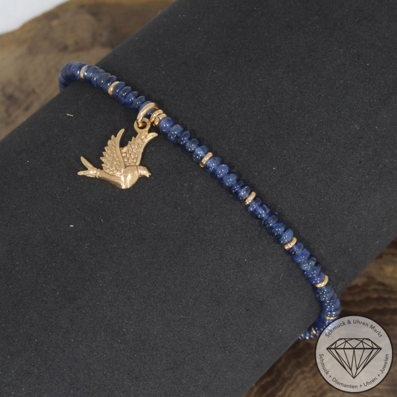 Wert 1250 € Saphir Armband in 750er 18 K Gelbgold - 103705