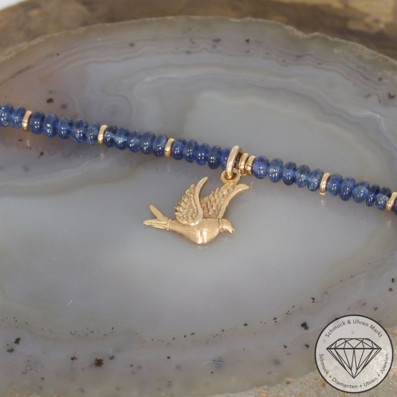 Wert 1250 € Saphir Armband in 750er 18 K Gelbgold - 103705