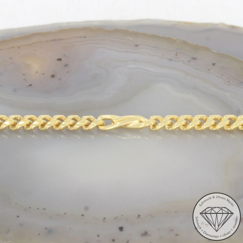 Wert 2190€ Panzer Armband (8,6g) in 585er 14 K Gelbgold - 103757