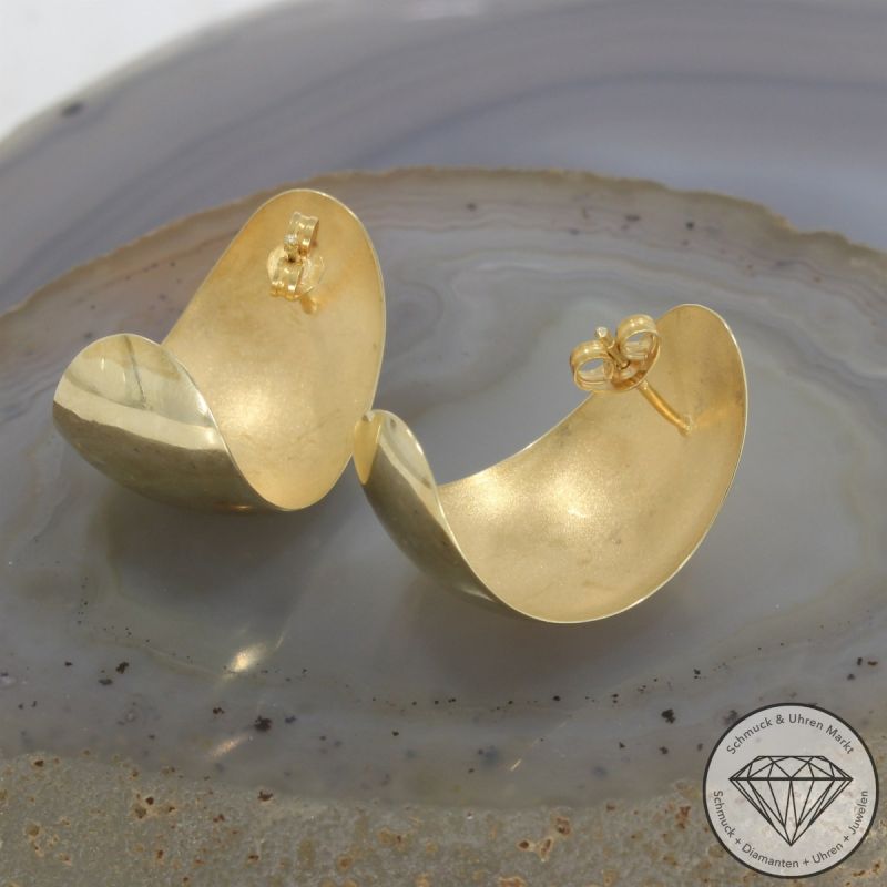 Wert 1590 € Ohrringe Ohrstecker in 585er 14 K Gelbgold - 103802