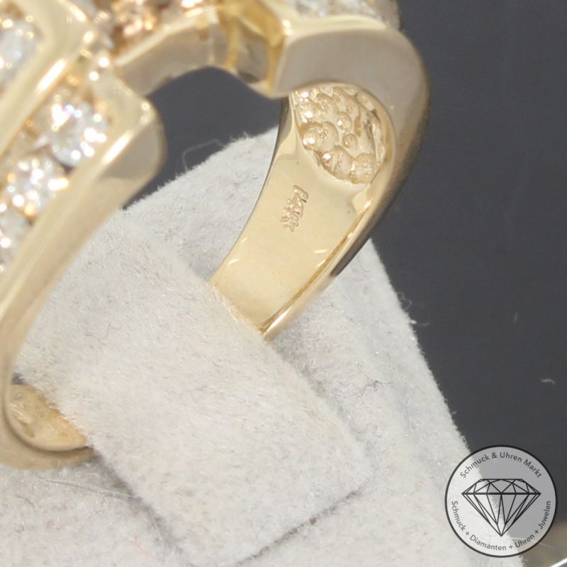 Wert 7600 € Bicolor Brillant Ring (ca. 2,02 carat) in 585er 14 K Gold - 103814