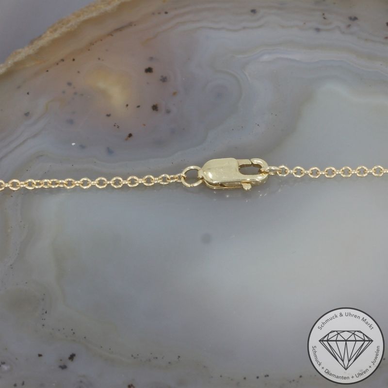 Wert 5090 € Brillant Opal Anhänger mit Kette in 585er 14 K Gelbgold - 103872