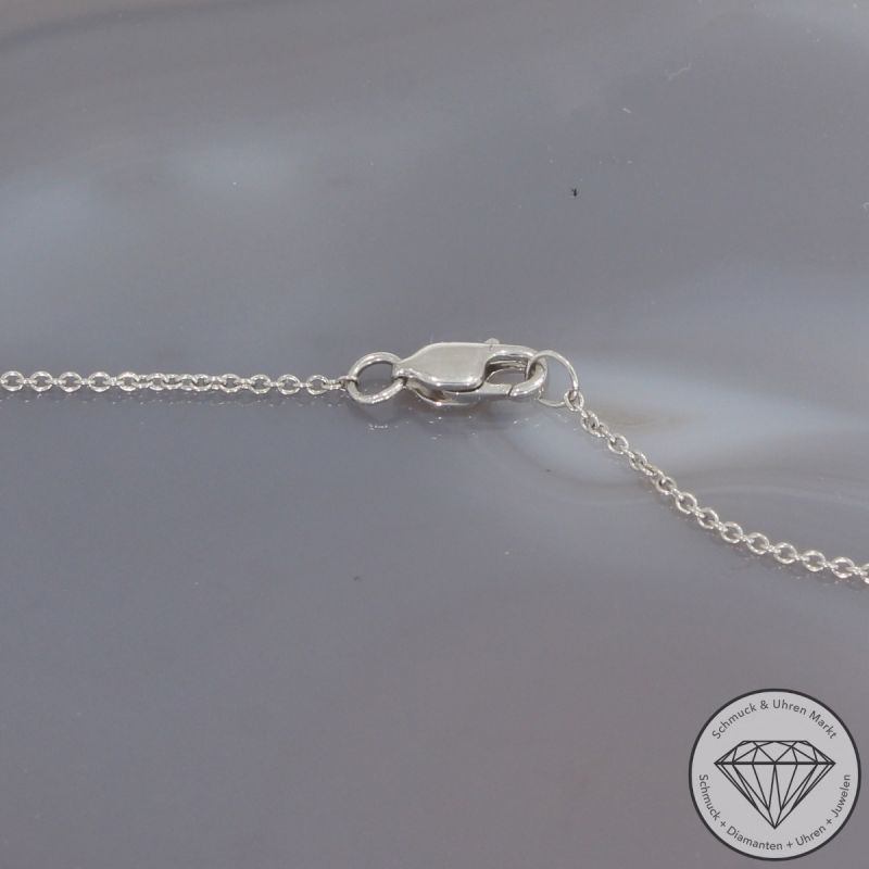 Wert 24690 € Brillant Diamant Anhänger mit Kette in 750er 18 K Weißgold - 103877