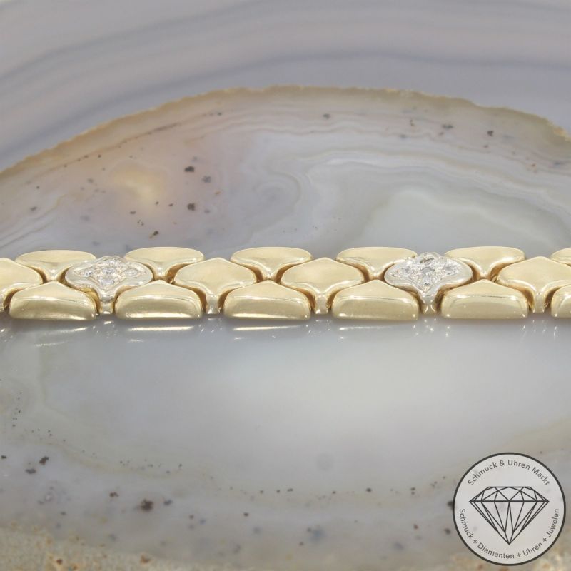 Wert 4400 € Diamant Armband in 585er 14 K Gelbgold - 103969