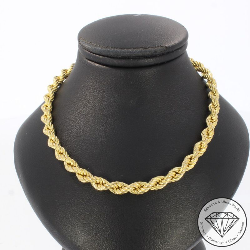 Wert 2990 € Kordel Kette (14,00 Gramm) in 585er 14 K Gelbgold - 103994