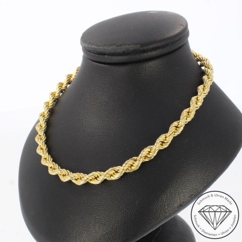 Wert 2990 € Kordel Kette (14,00 Gramm) in 585er 14 K Gelbgold - 103994