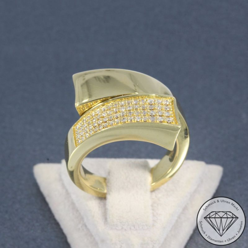 JETTE JOOP Brillant Ring (ca. 0,30 carat) in 750er 18 K Gelbgold - 104062