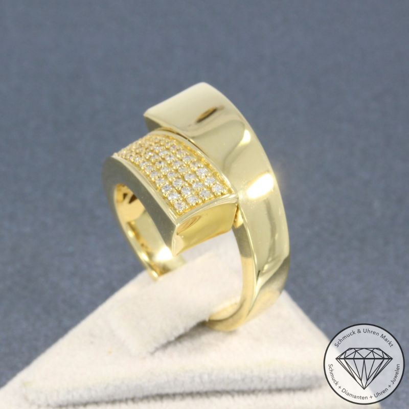 JETTE JOOP Brillant Ring (ca. 0,30 carat) in 750er 18 K Gelbgold - 104062