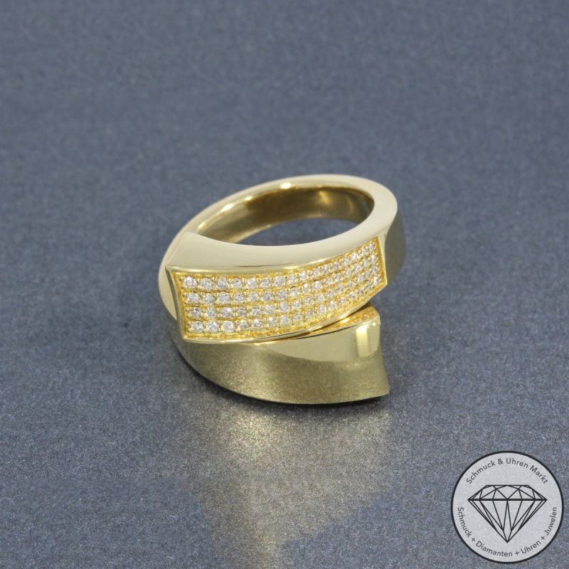 JETTE JOOP Brillant Ring (ca. 0,30 carat) in 750er 18 K Gelbgold - 104062