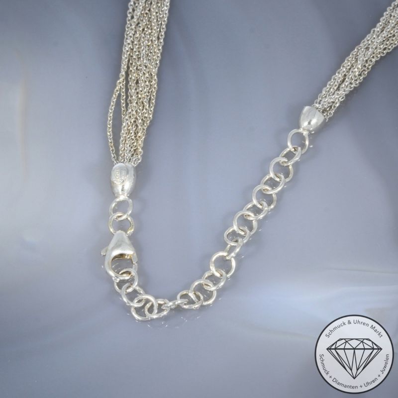 Wert 12690 € Brillant Anhänger (ca. 2,20 carat) mit Kette in 750er 18 K Weißgold - 104078