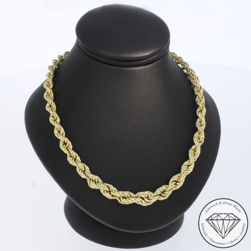 Wert 2350 € Kordel Kette (11,5 g) in 585er 14 K Gelbgold - 104108