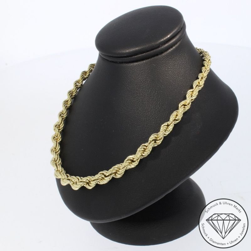 Wert 2350 € Kordel Kette (11,5 g) in 585er 14 K Gelbgold - 104108