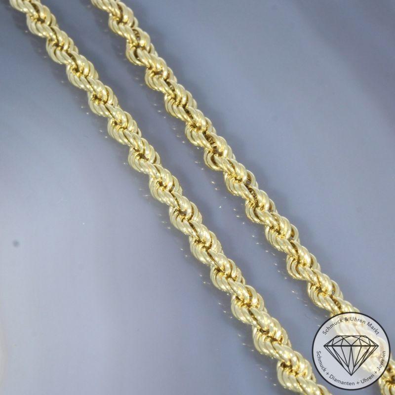 Wert 2350 € Kordel Kette (11,5 g) in 585er 14 K Gelbgold - 104108