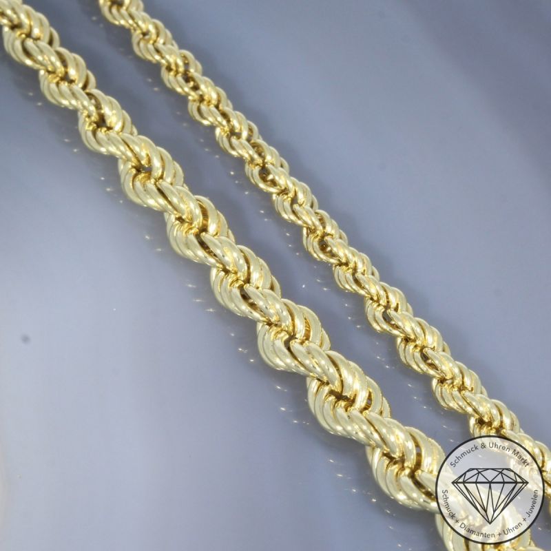 Wert 2350 € Kordel Kette (11,5 g) in 585er 14 K Gelbgold - 104108