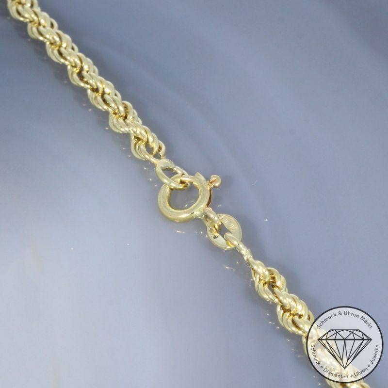 Wert 2350 € Kordel Kette (11,5 g) in 585er 14 K Gelbgold - 104108