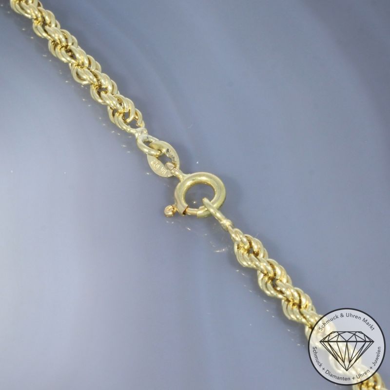 Wert 2350 € Kordel Kette (11,5 g) in 585er 14 K Gelbgold - 104108