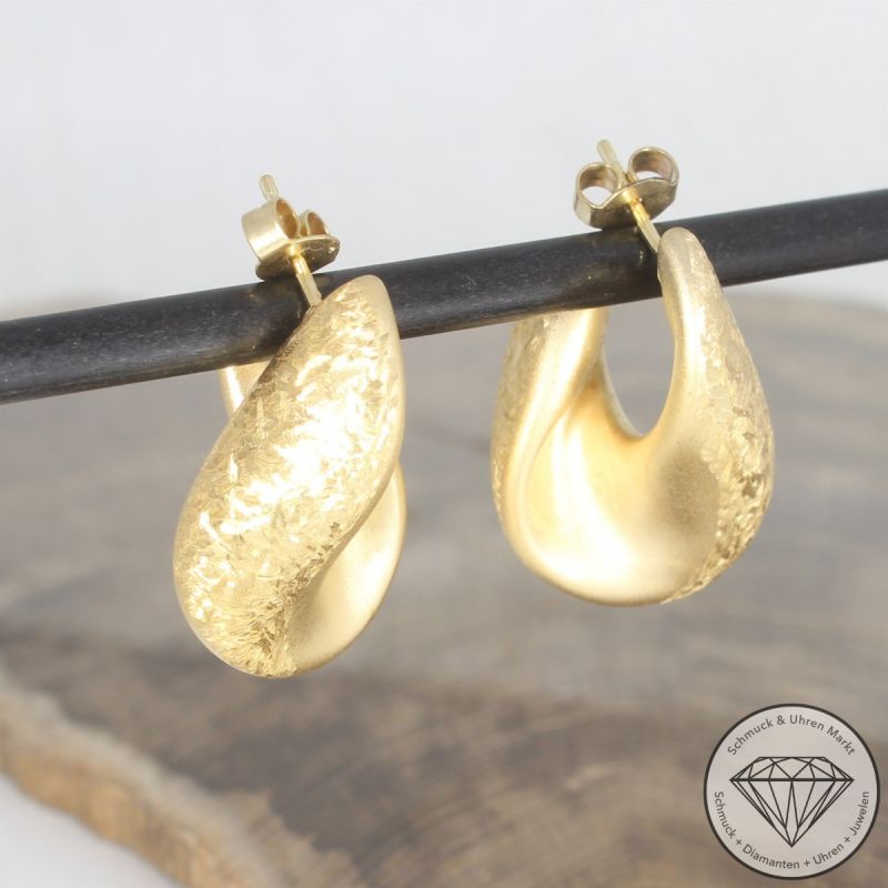Wert 850 € Ohrringe in 375er 9 K Gelbgold - 104165